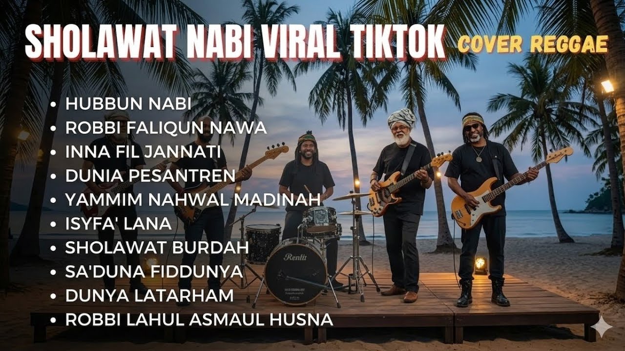 SEKALI DENGAR, INGIN MENGULANG LAGI 💯 FULL ALBUM SHOLAWAT REGGAE VIRAL TIKTOK & SPOTIFY TERBAIK