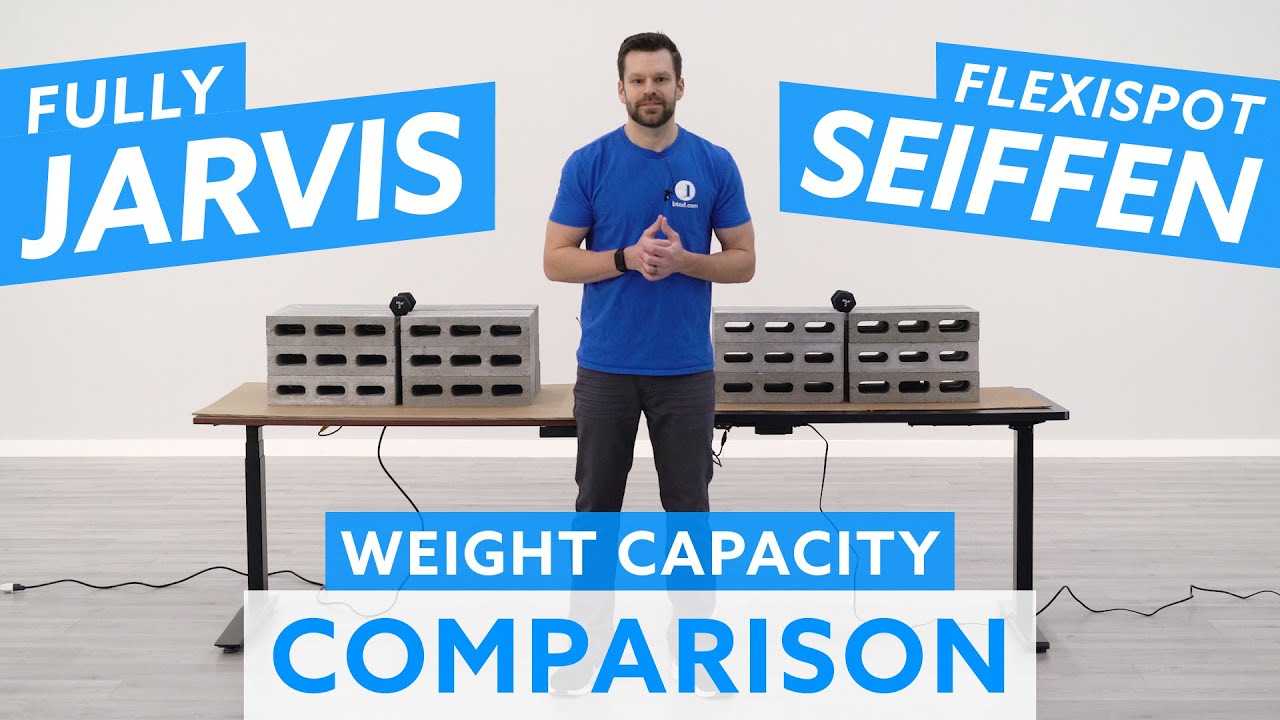Fully Jarvis Standing Desk vs. Flexispot EC1 Seiffen Standing Desk Weight Capacity Comparison