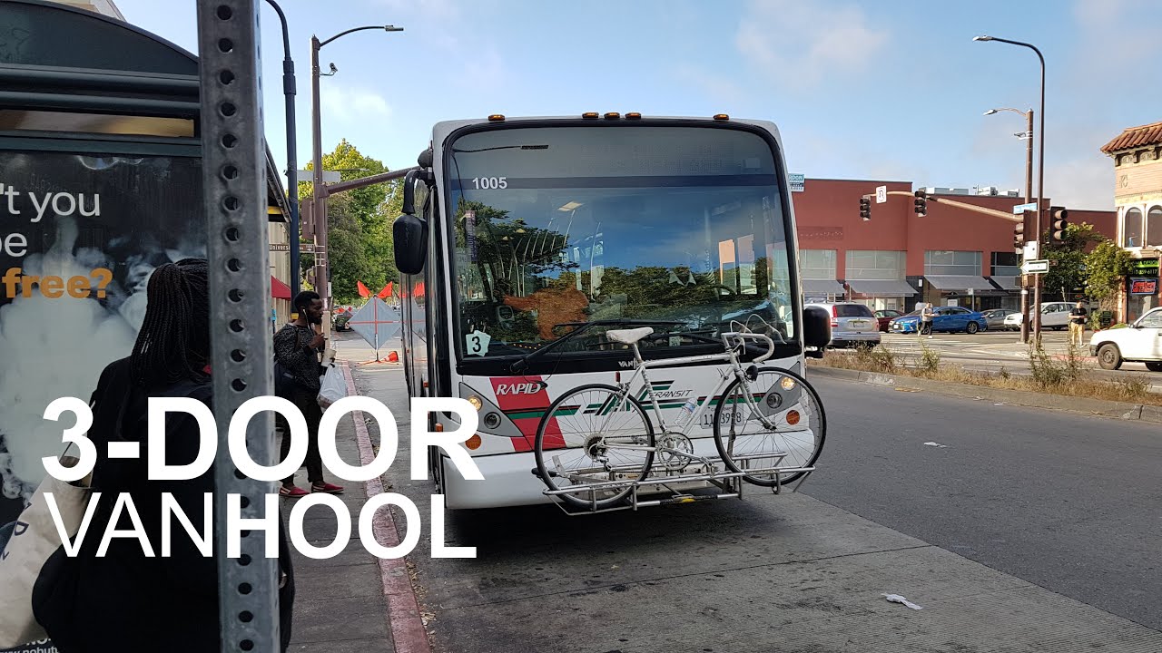 3-door Van Hool - AC Transit 2003 Van Hool A330 No. 1005 on line 72R