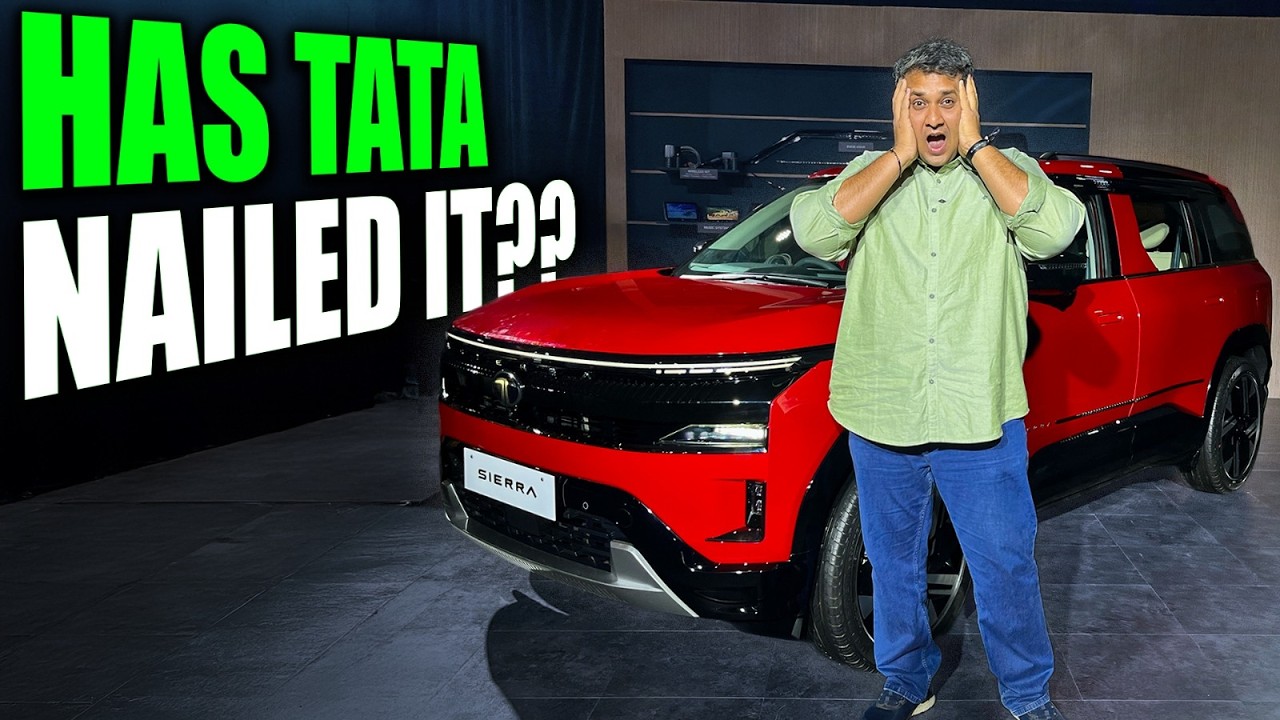Tata Sierra Full Walkaround: Price, Variants, Features & Engine Options Explained