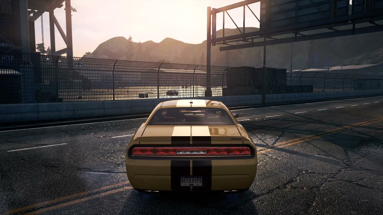 The Yellow Dodge Challenger SRT8 Racing, Drifting & Driving In Need For Speed Most Wanted Game Play.