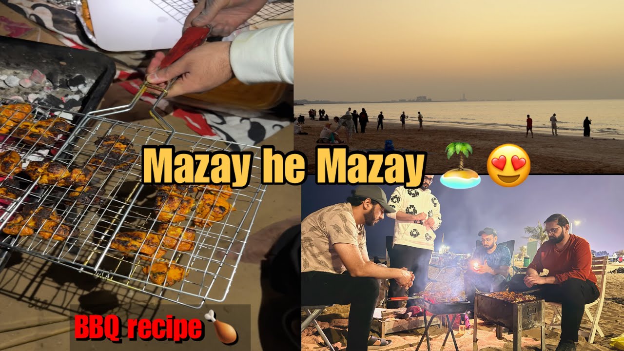 Easy BBQ Recipe | Family Beach BBQ Day 🔥