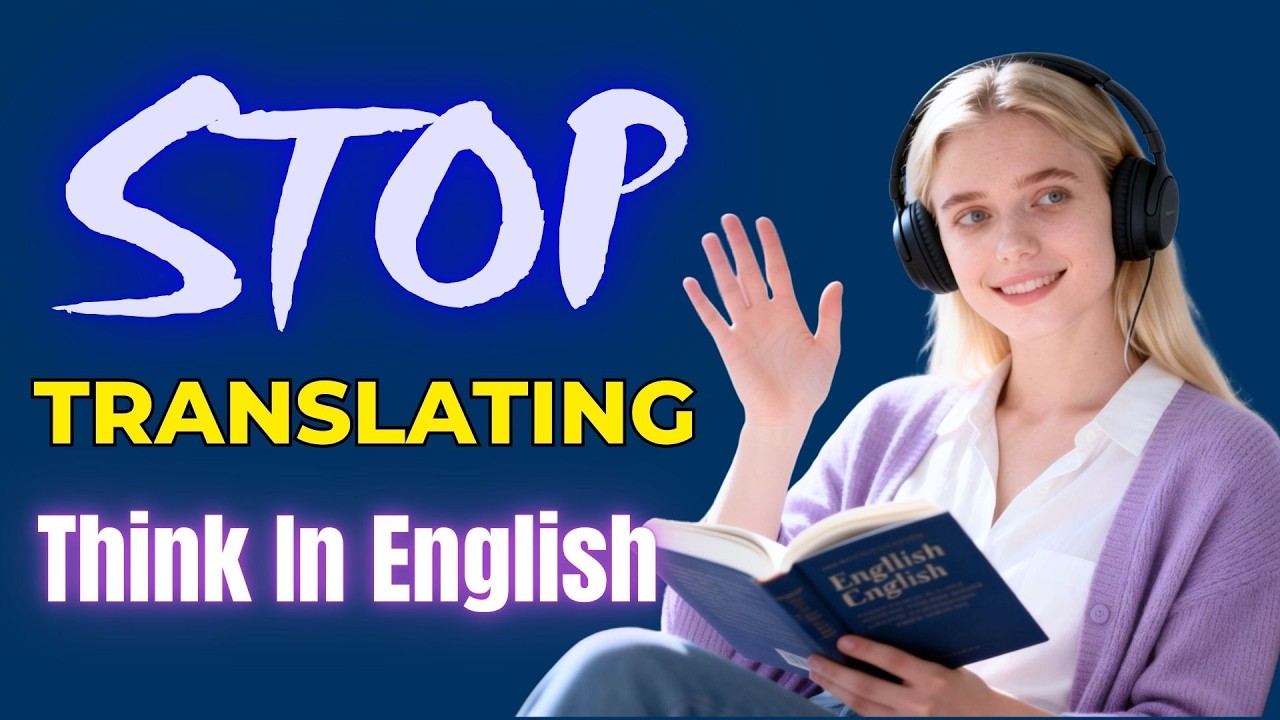 Stop Translating! Think in English – Speaking Practice