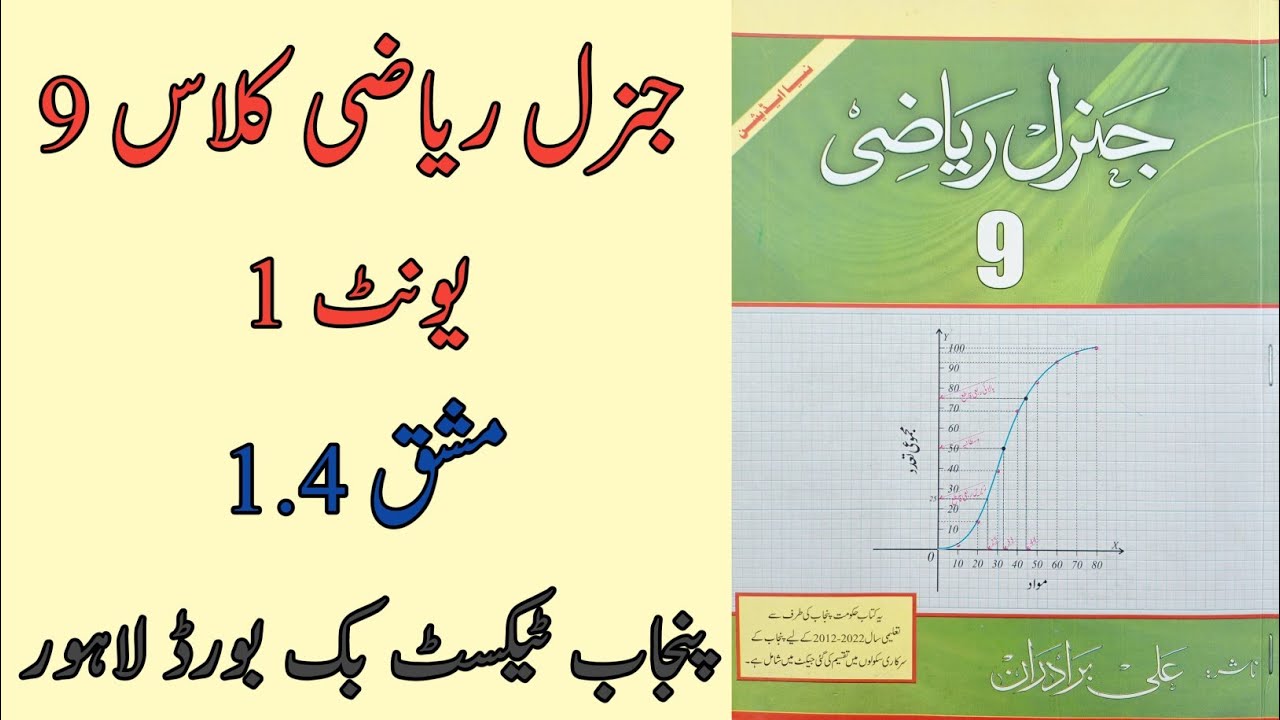 General Math Class 9 Chapter 1 Exercise 1.4 | Class 9 Arts Maths Chapter 1 Exercise 1.4