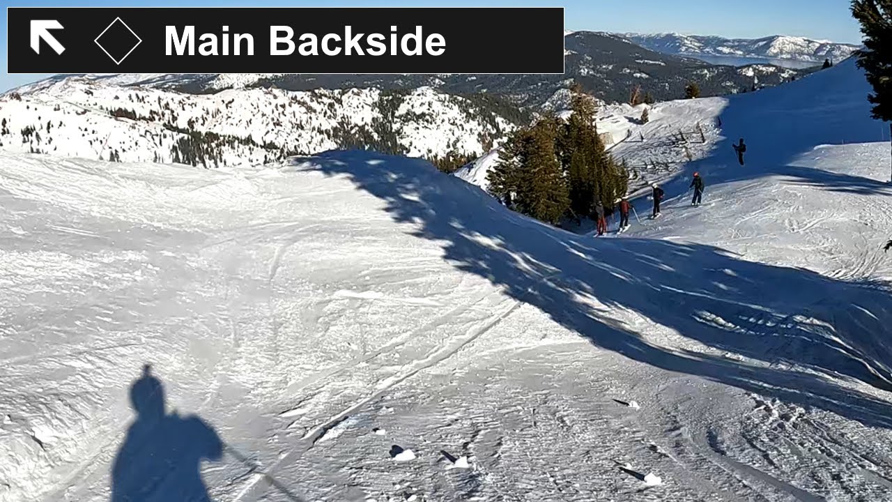 Palisades Tahoe, CA - ◊ Main Backside (1-28-23) [4K]
