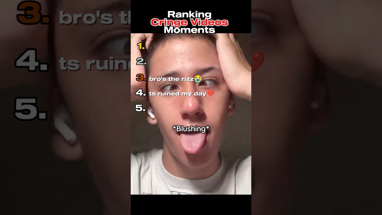 Ts So Cringe I Can't 😭✌🏿 #funny #memes #cringe #shorts #ranking