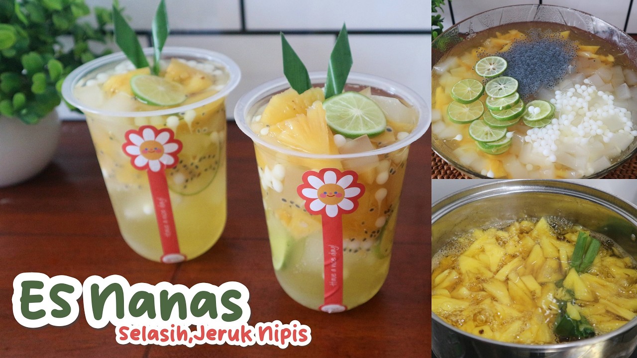 ES NANAS SELASIH JERUK NIPIS! SEGER BANGET DAN ENAK
