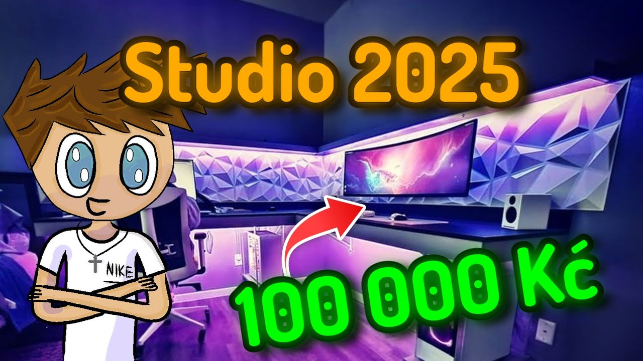 STUDIO TOUR 2025 | Takhle vypadá můj herní pokoj