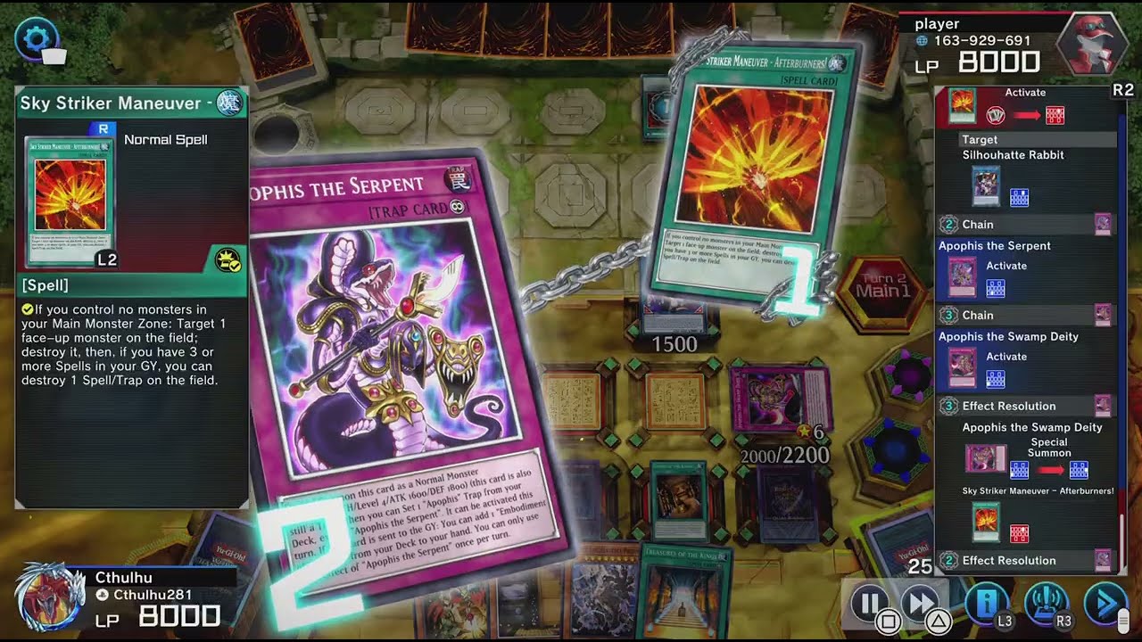 Yu-Gi-Oh! Master Duel ranked Odion vs Tenpai skystriker