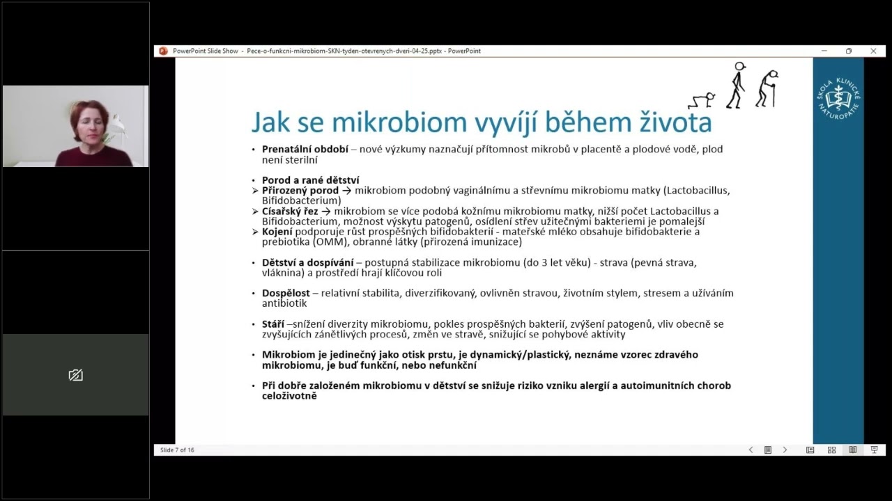Jak pečovat o funkční mikrobiom - Ing. Renáta Davidová, FNLP