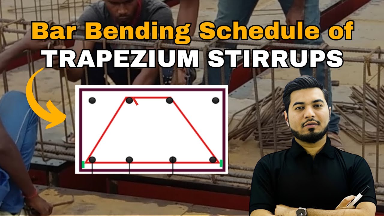 BBS OF TRAPEZIUM STIRRUPS || ट्रैपेज़ियम स्टिरअप का बी.बी.एस