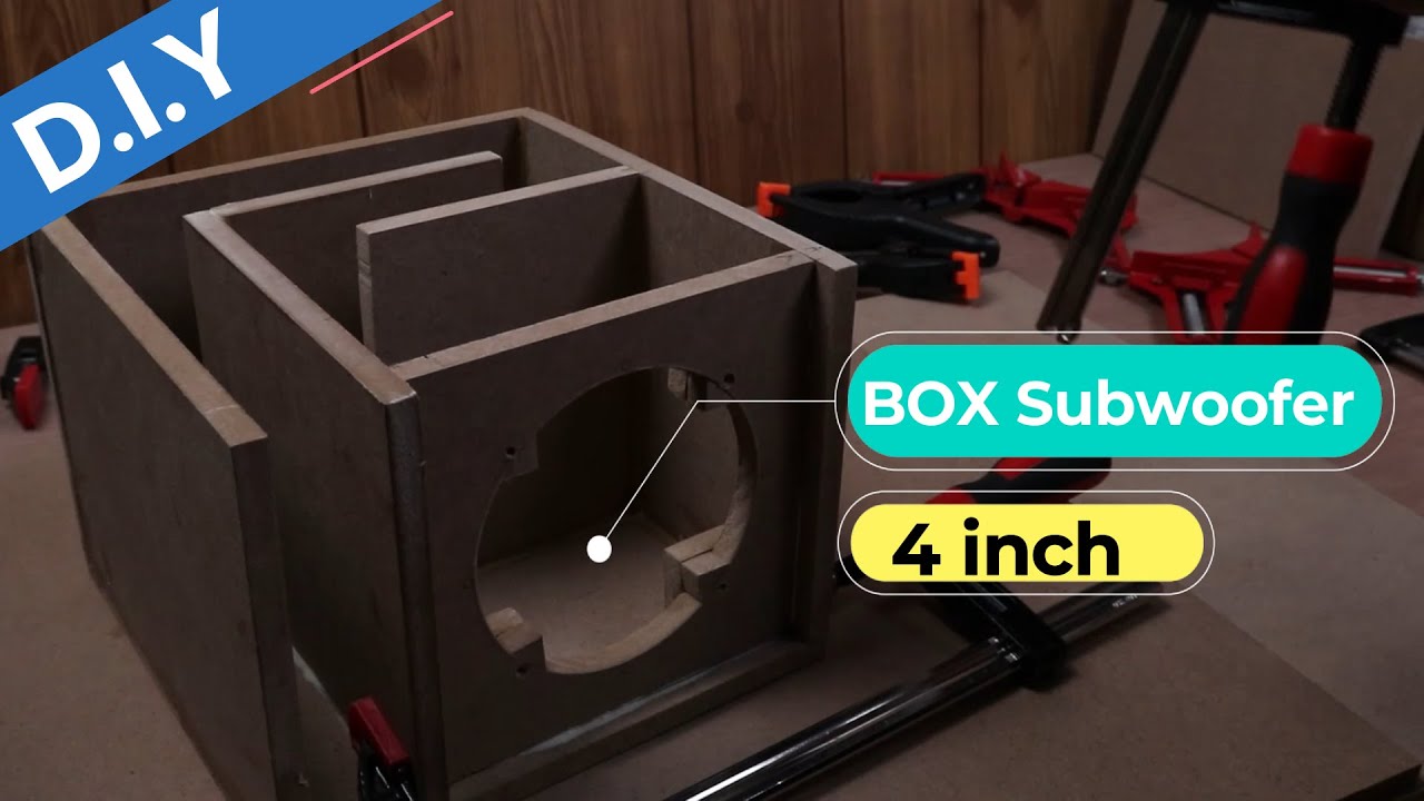 DIY - Membuat Box Subwoofer 4 inchi - Bass Test - Sound Test - Subwoofer Test