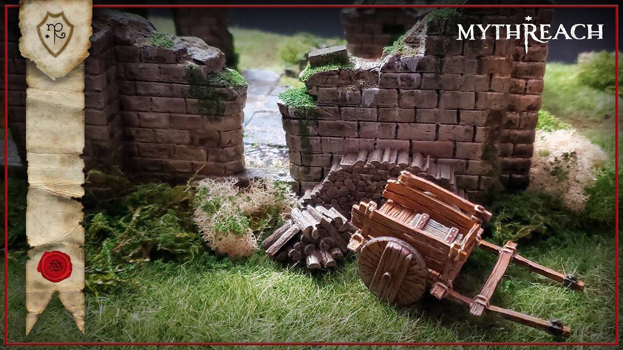 Church Ruins Hideout Diorama - Tabletop - D&D