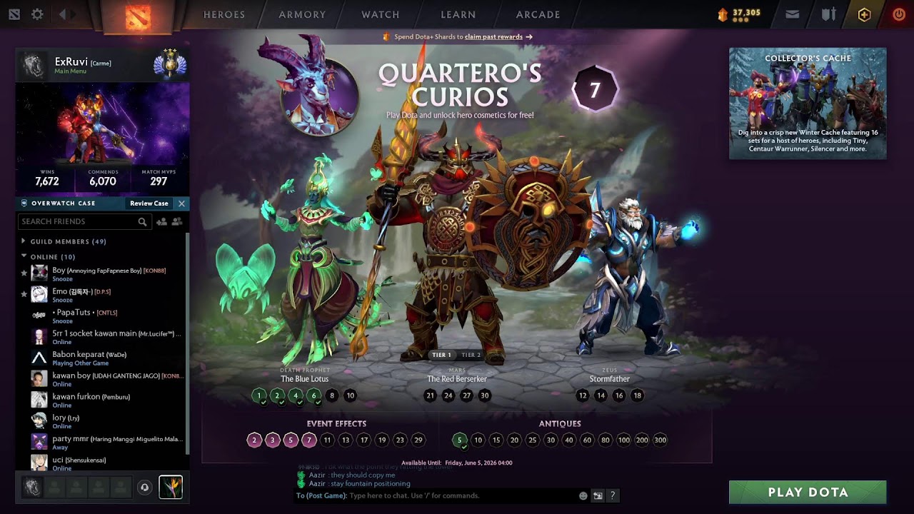 pos 4 or 5 only  ( MaD suport try climb too immortal )