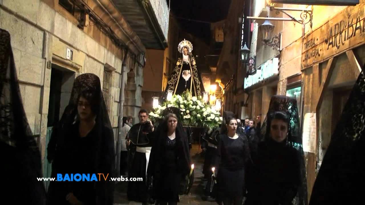 BAIONATV - Procesión de la Soledad Semana Santa 2012