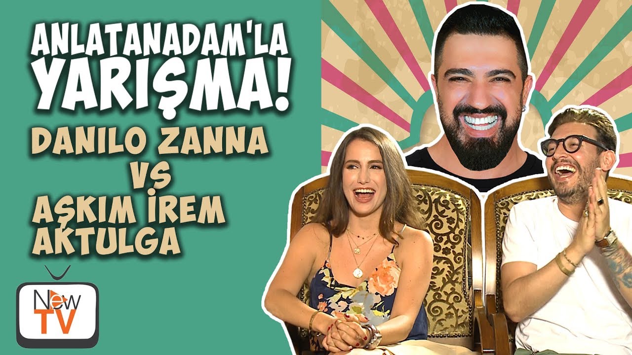 Danilo Zanna ve Aşkım İrem Aktulga  ile Anlatanadam'la Yarışma! #13 🍕vs 💄