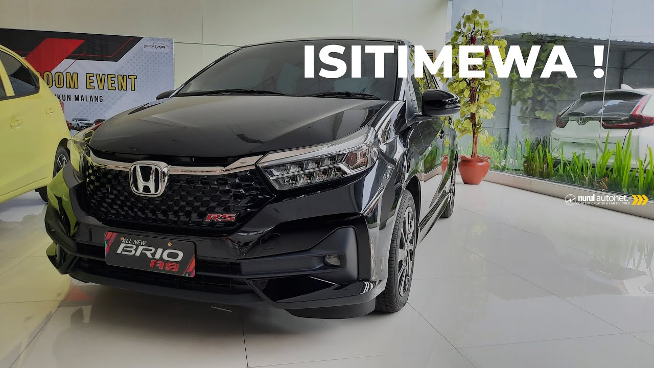 Review Brio RS CVT Facelift Hitam 2023 (INDONESIA) || Honda Sukun Malang