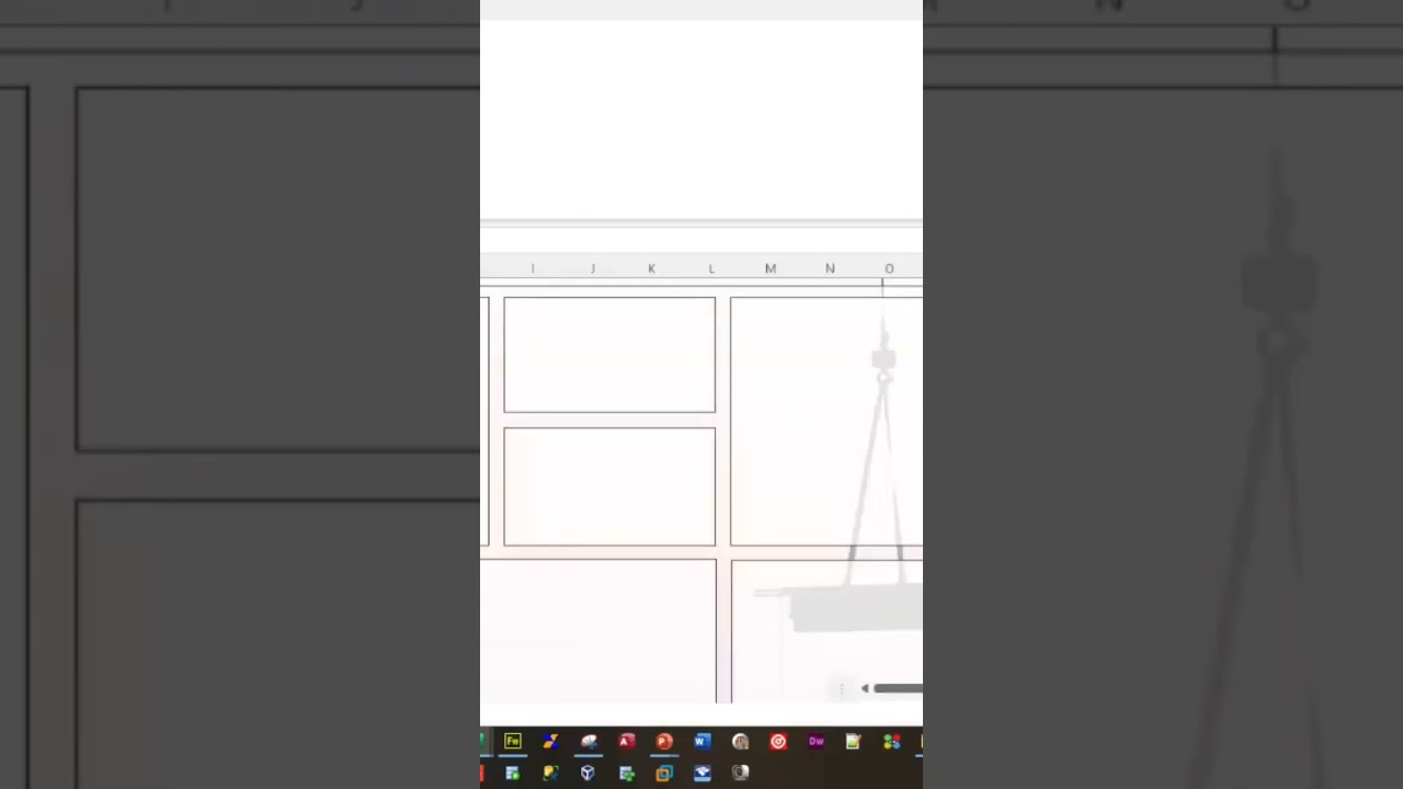 Excel criando o desenho do Dashboard de Seguran&ccedil;a do trabalho | #shorts
