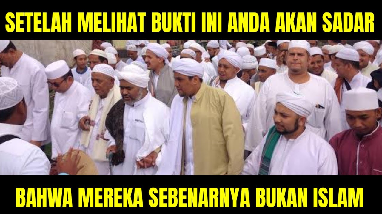 TERBONGKAR..! Ternyata Para Habib Bukan Islam, akhirnya Kejanggalan ini Ketahuan.