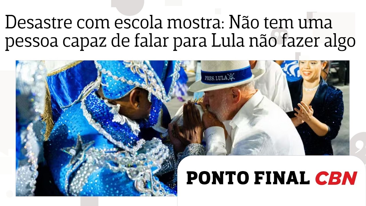 Desastre em homenagem de escola: Não tem uma pessoa capaz de falar para Lula não fazer alguma coisa