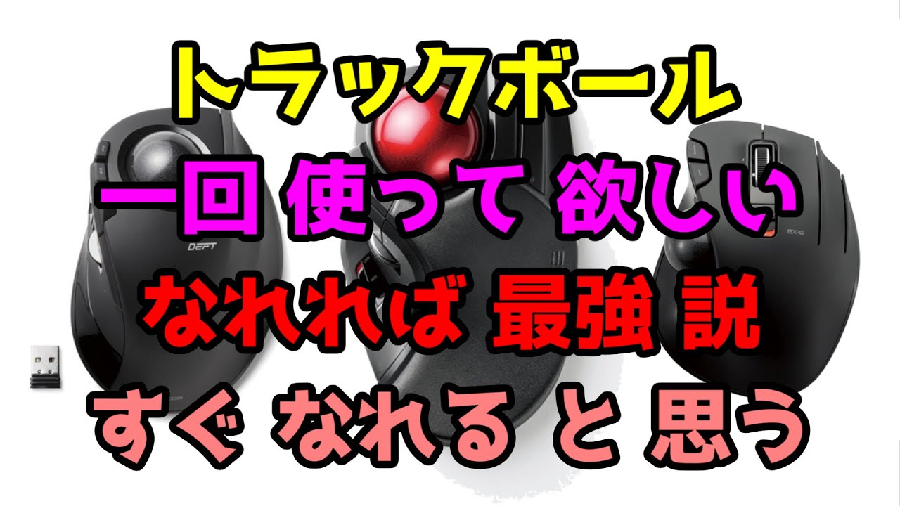 【 マウス の 選び方 】  ｢ トラックボール おすすめ ｣  他 にも 色々 できるよ  ( マウス の 話 前半 )