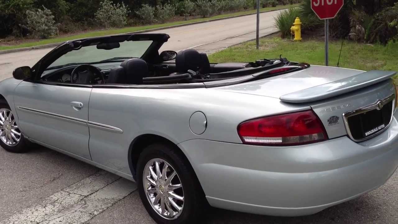 2002 Chrysler Sebring Limited - View our current inventory at FortMyersWA.com