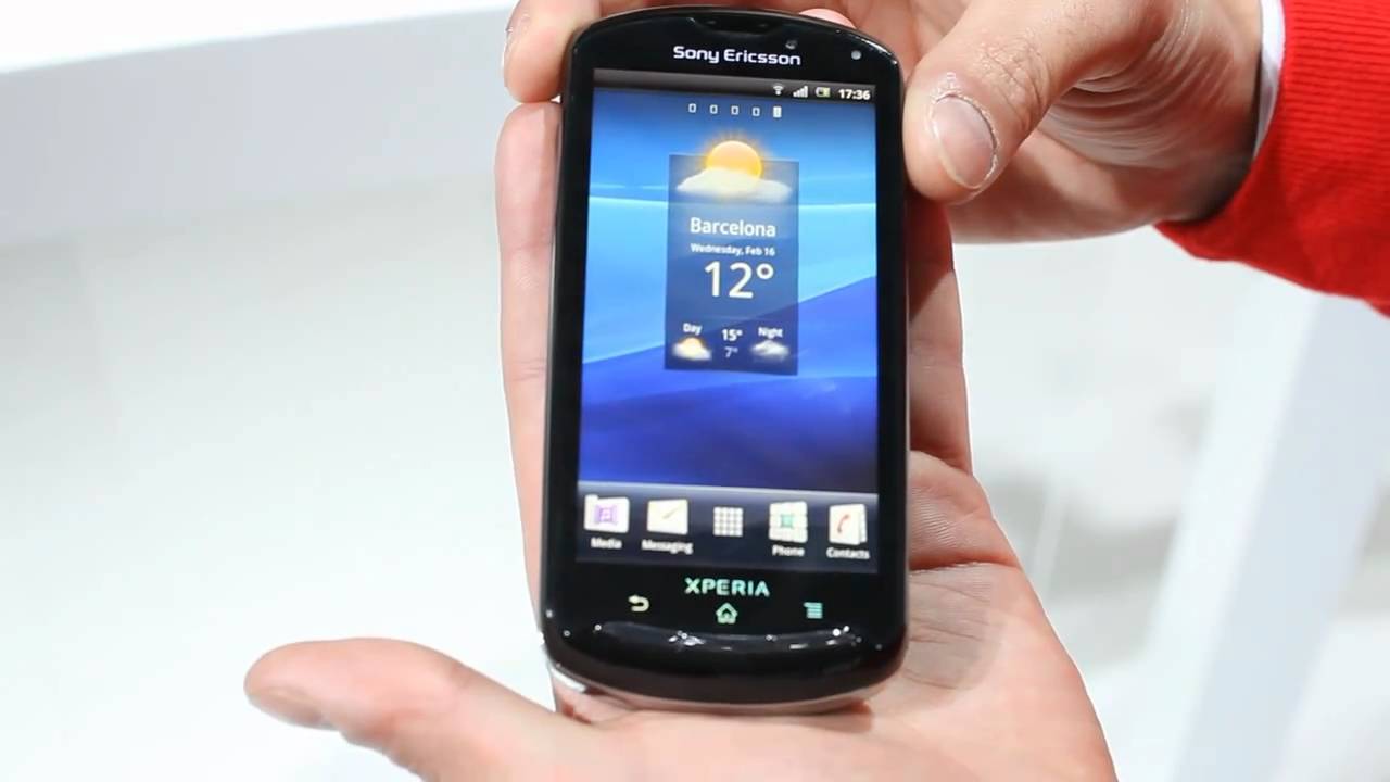 Sony Ericsson XPERIA Pro video demo
