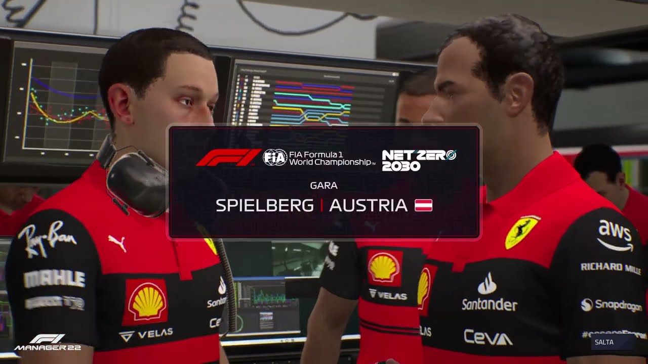 Anno 3 Gara 11 Spielberg Austria - F1 MANAGER 22 - Gameplay No Commentary [1080p Full HD 60FPS]