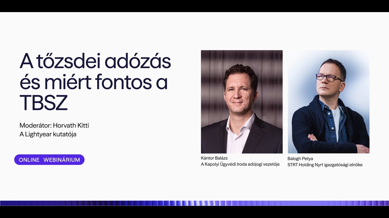 A tőzsdei ad&oacute;z&aacute;s &eacute;s mi&eacute;rt fontos a TBSZ