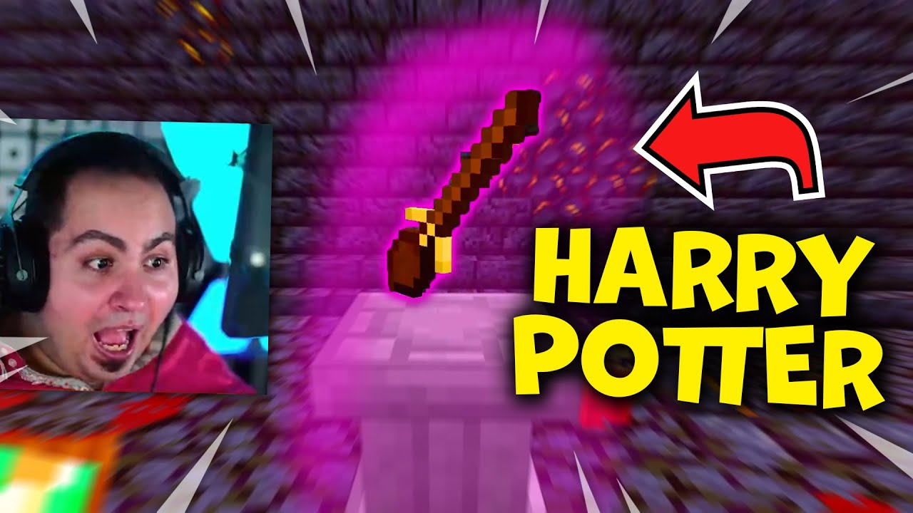 LYON RUBA LA SCOPA DI HARRY POTTER SU MINECRAFT IN LIVE!!