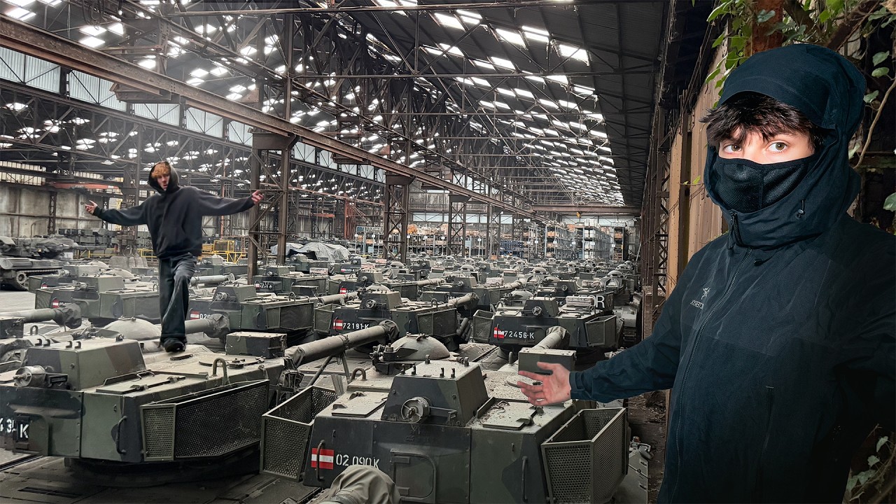 Мы обнаружили заброшенный склад, внутри которого находилось более 1000 резервуаров…
