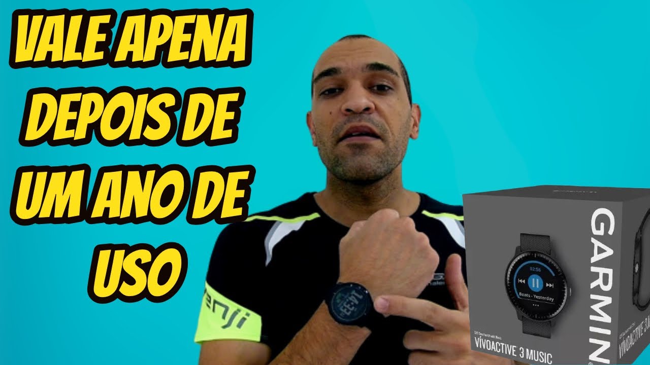 GARMIN VIVOACTIVE MUSIC 3. Analise depois de um ano de uso