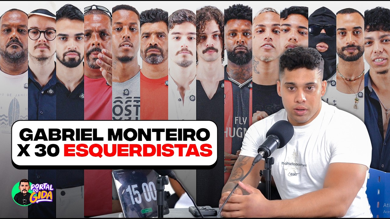 GABRIEL MONTEIRO X  30 SQUERDISTA: O DEBATE MAIS TENSO NO GIDALABS