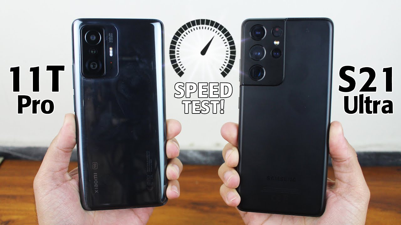 Xiaomi Mi 11T Pro vs Samsung S21 Ultra - SPEED TEST! Snapdragon 888 vs Exynos 2100