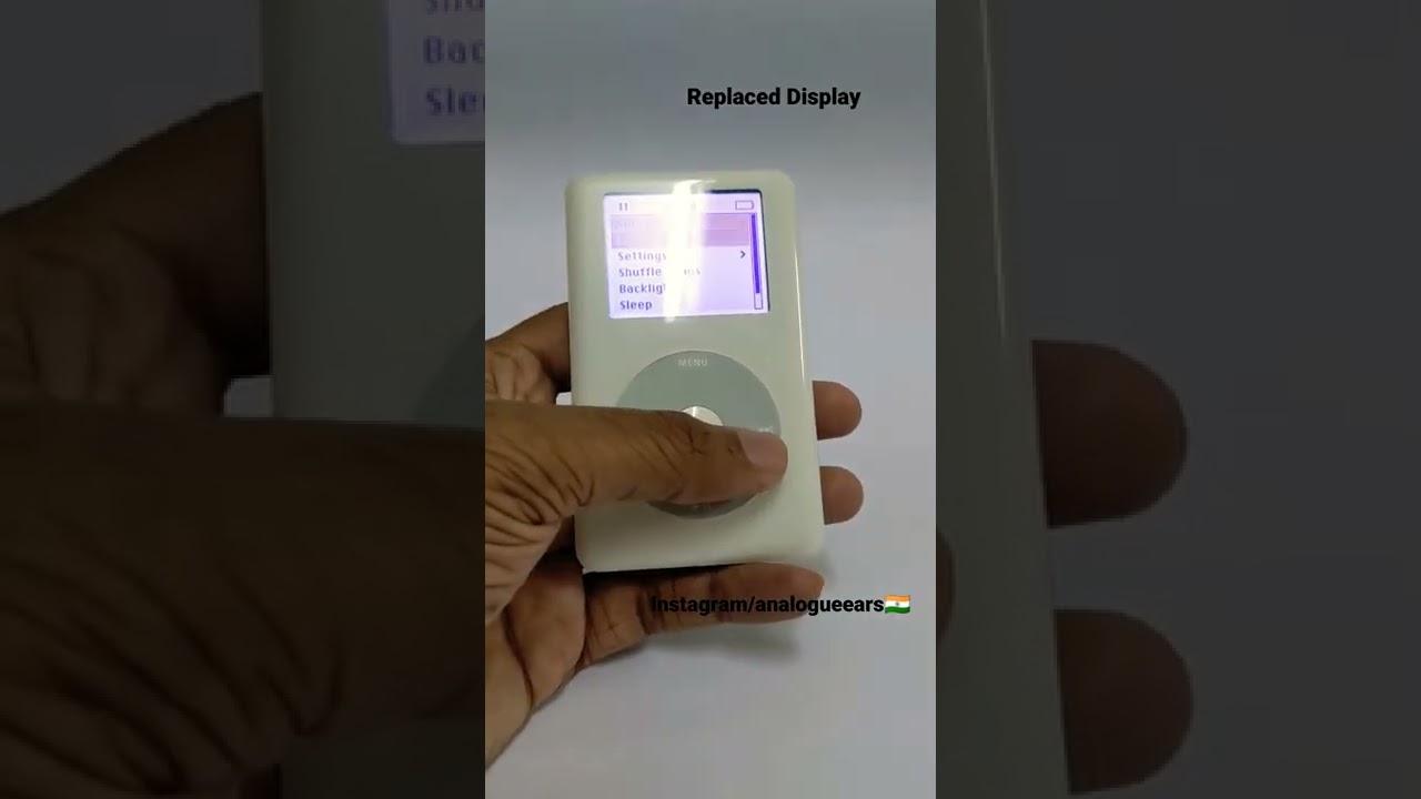 Apple IPod 4th gen modified into flash storage #ipod #apple #ipodindia#retro #vintage #restoration