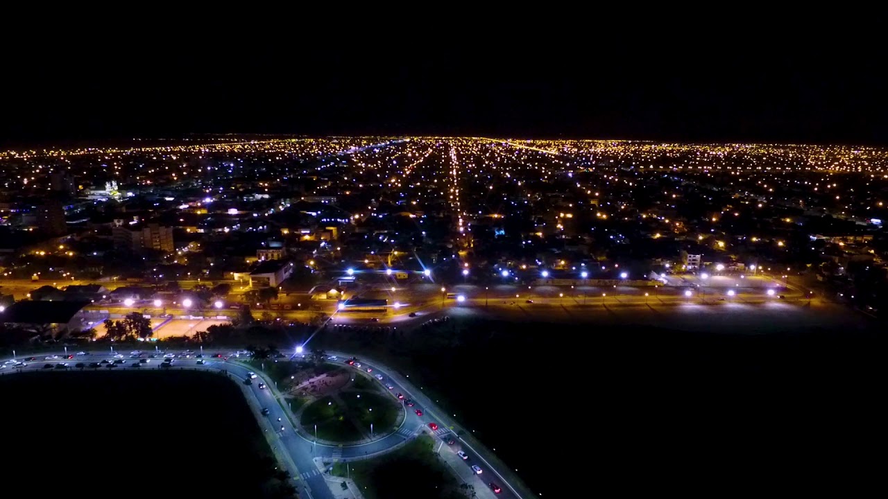 costanera de Formosa desde el cielo