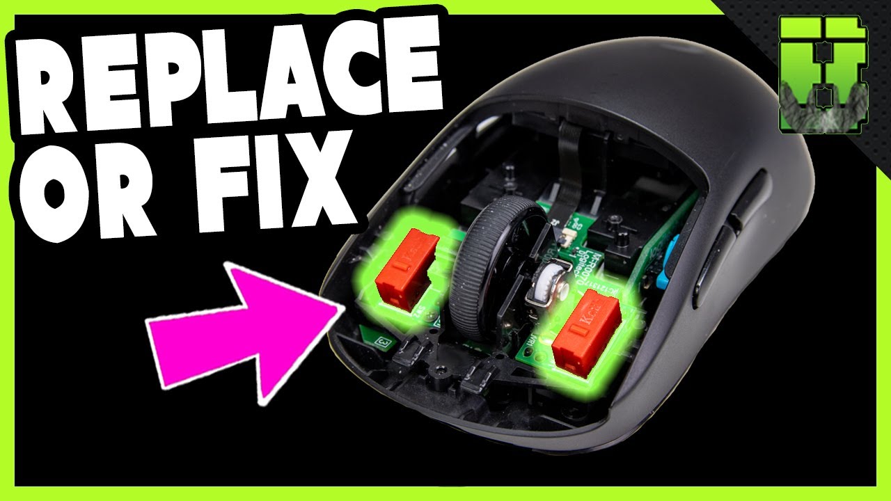 LOGITECH DOUBLE CLCK FIX: SWITCH REPLACEMENT
