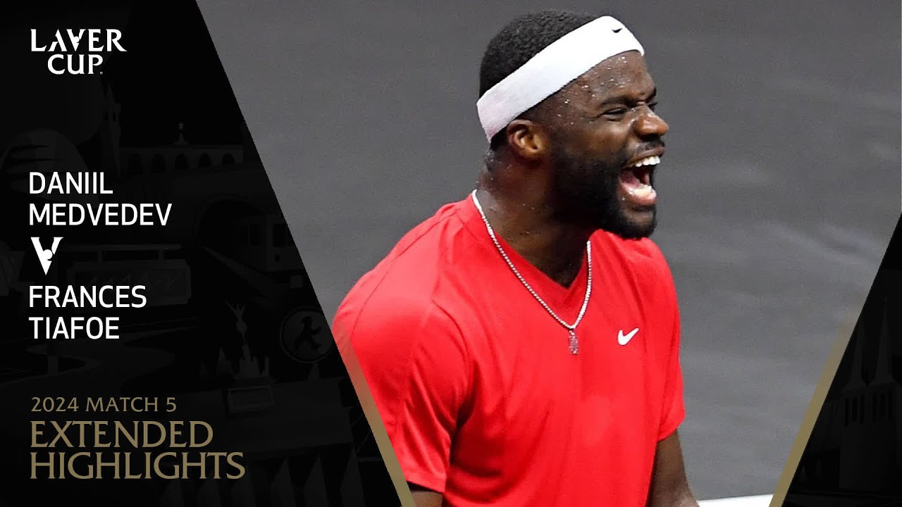 Frances Tiafoe v Daniil Medvedev Extended Highlights | Laver Cup 2024 Match 5