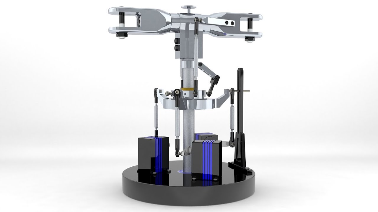 Helicopter Main Rotor Head Working Animation | Solidworks
