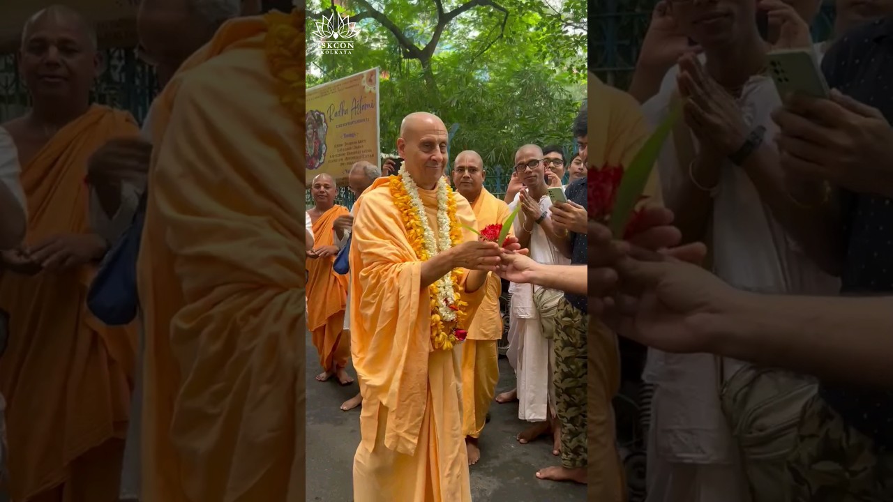 HH Radhanath Swami visits ISKCON Kolkata 6th October 2023.  #radhanathswami #journeyhome #iskcon