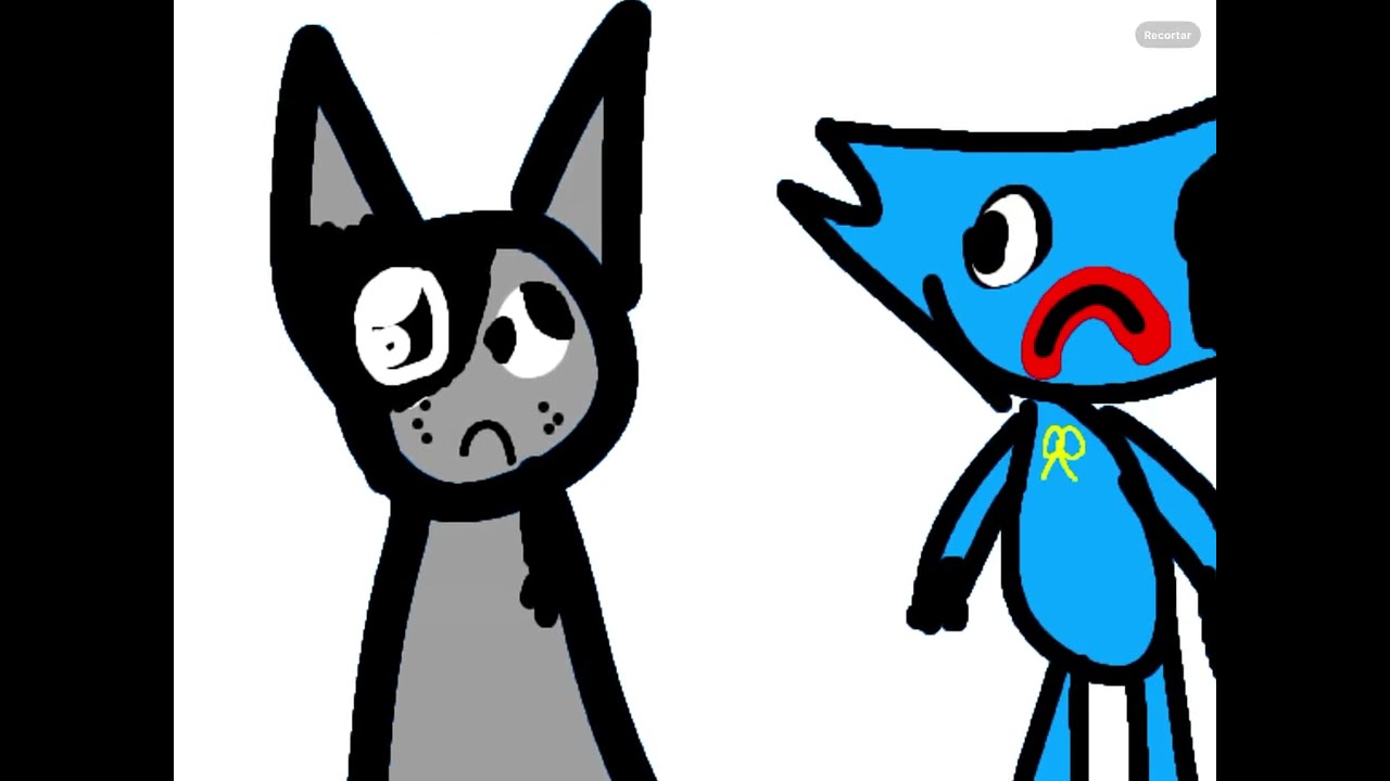 In the dark but is sprunki and poppy playtime (on the heaven) original by @theterminator546 