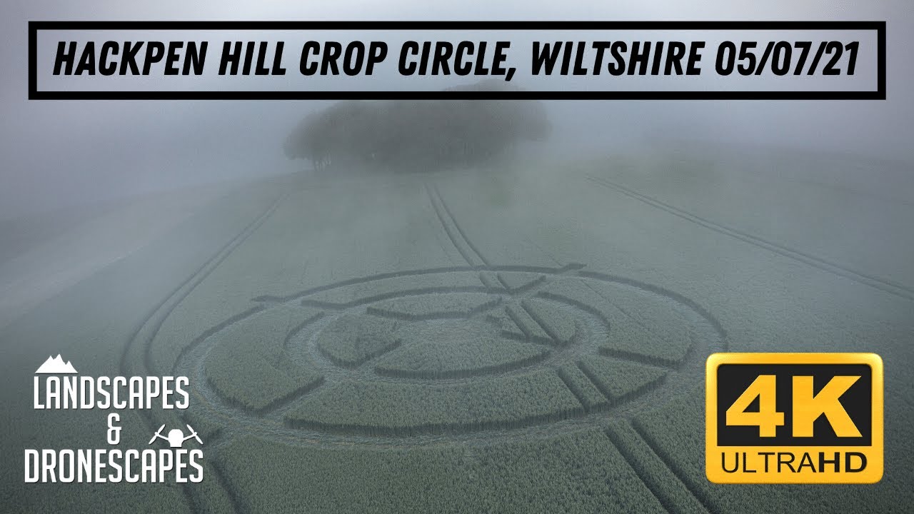 HAUNTING Low Cloud at Hackpen Hill CROP CIRCLE, Wiltshire [4K]