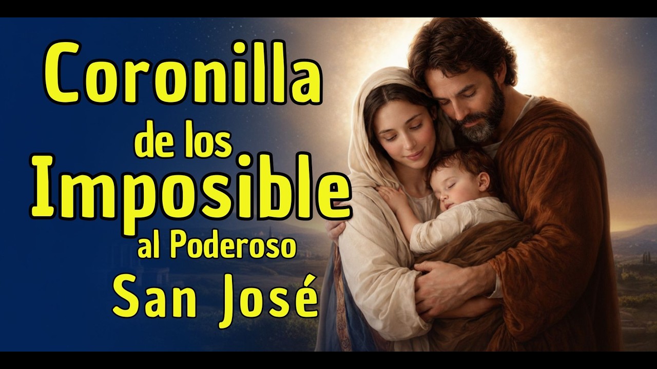 CORONILLA URGENTE a San José para ROMPER las 7 Cadenas de la SOLEDAD y Atraer el Amor Verdadero