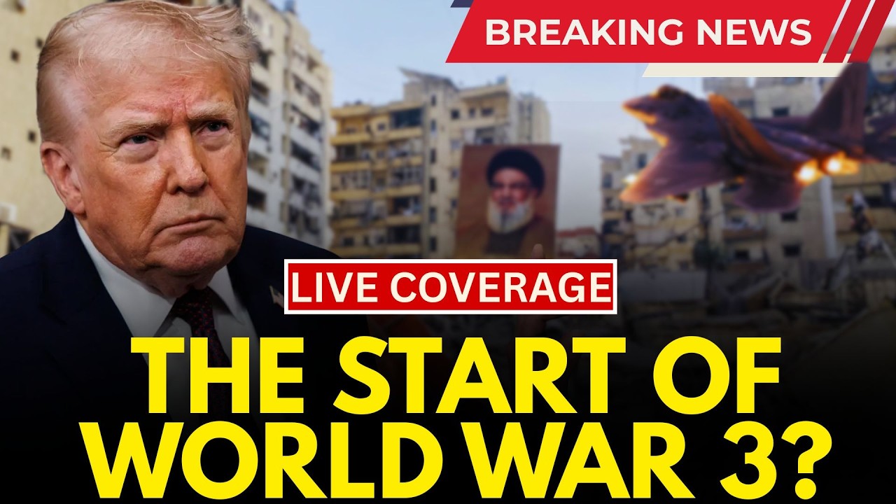Donald Trump's Emergency Speech LIVE: SHOCKING White House Announcement Amid Israel-Iran War LIVE