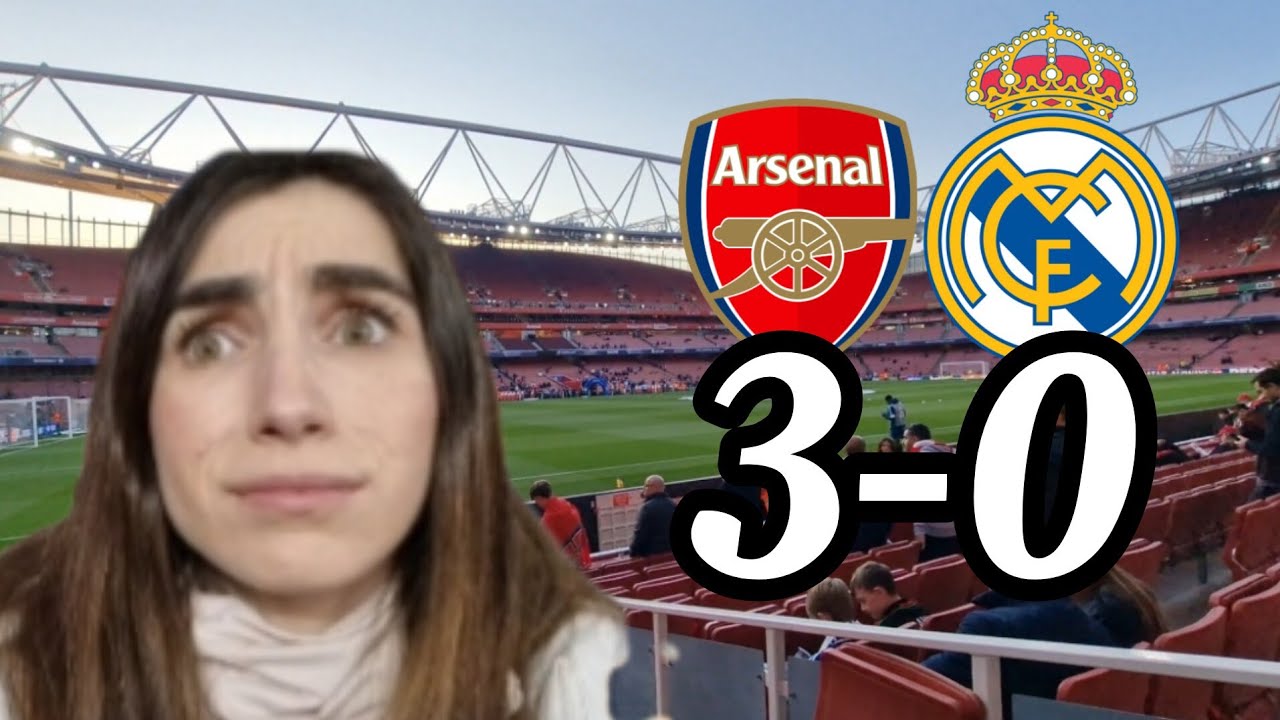 😞 GOLPE de REALIDAD Arsenal 3-0 Real Madrid en el Emirates Stadium 💜 REACCIÓN MADRIDISTA