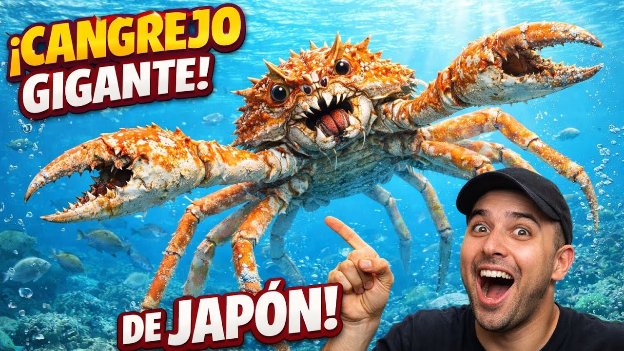 El Cangrejo Gigante de Japón 🦀 | El artrópodo más grande del mundo #1