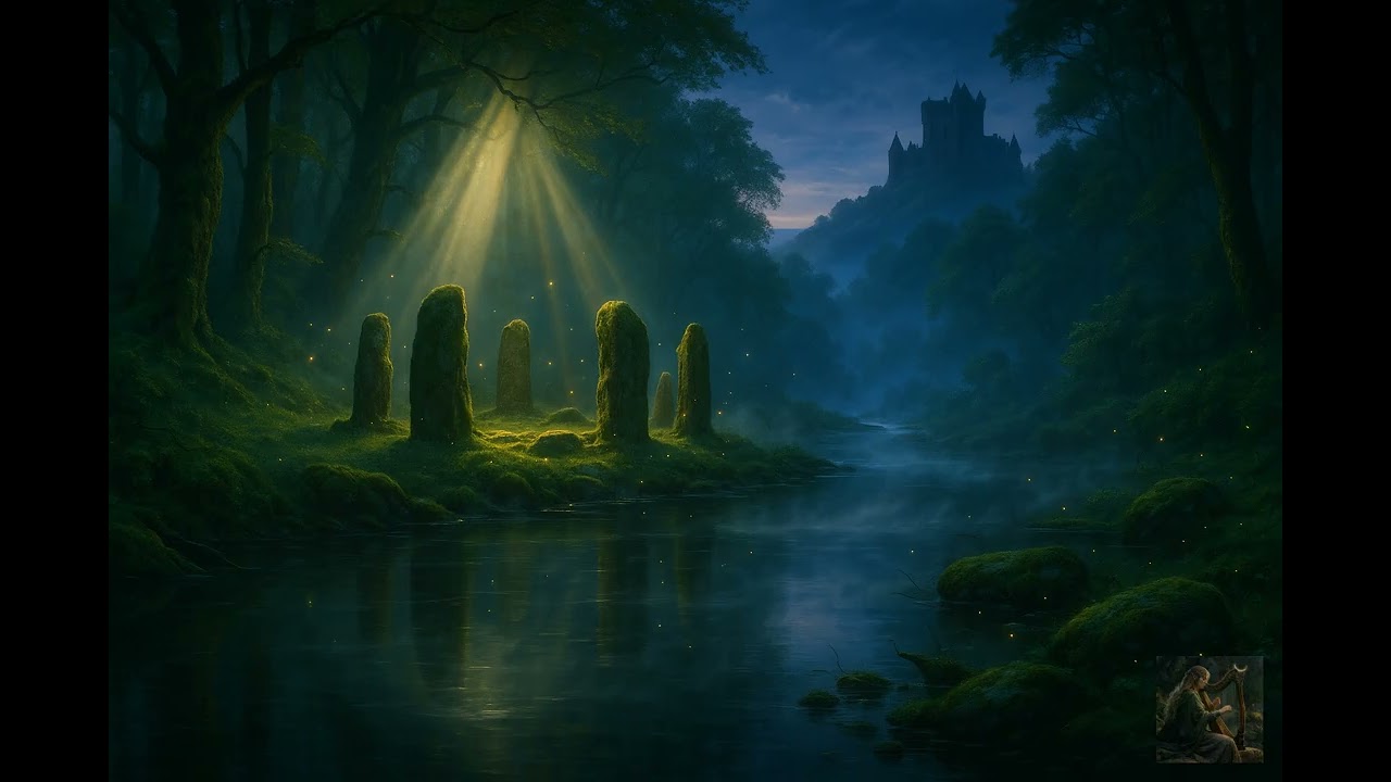 Ethereal Celtic Fantasy Harp Instrumental for Focused Study & Writing (No Lyrics) - Vol. 136