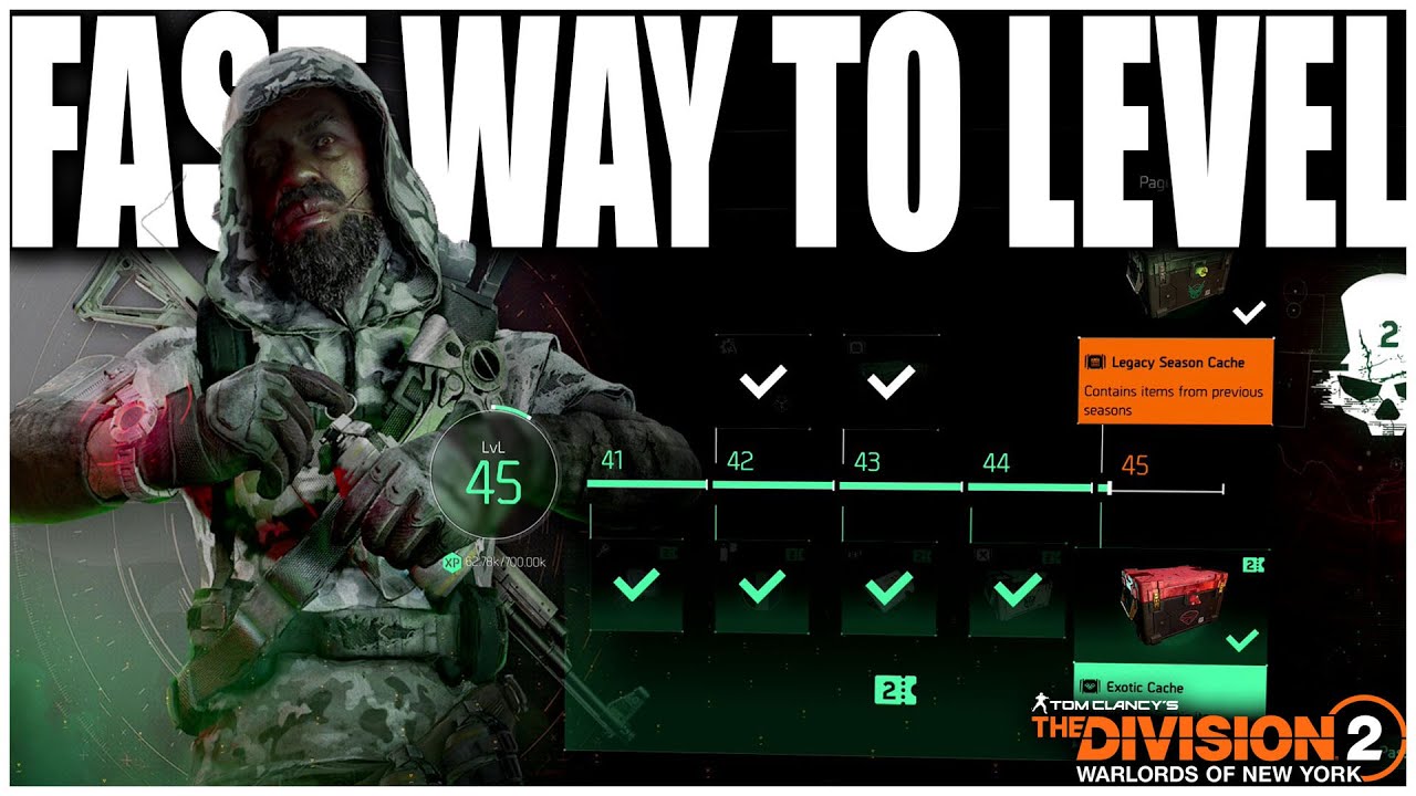 FAST & BEST WAY FARM & LEVEL UP THE SEASON IN THE DIVISION 2 - LOCATION, TIPS & BUILD