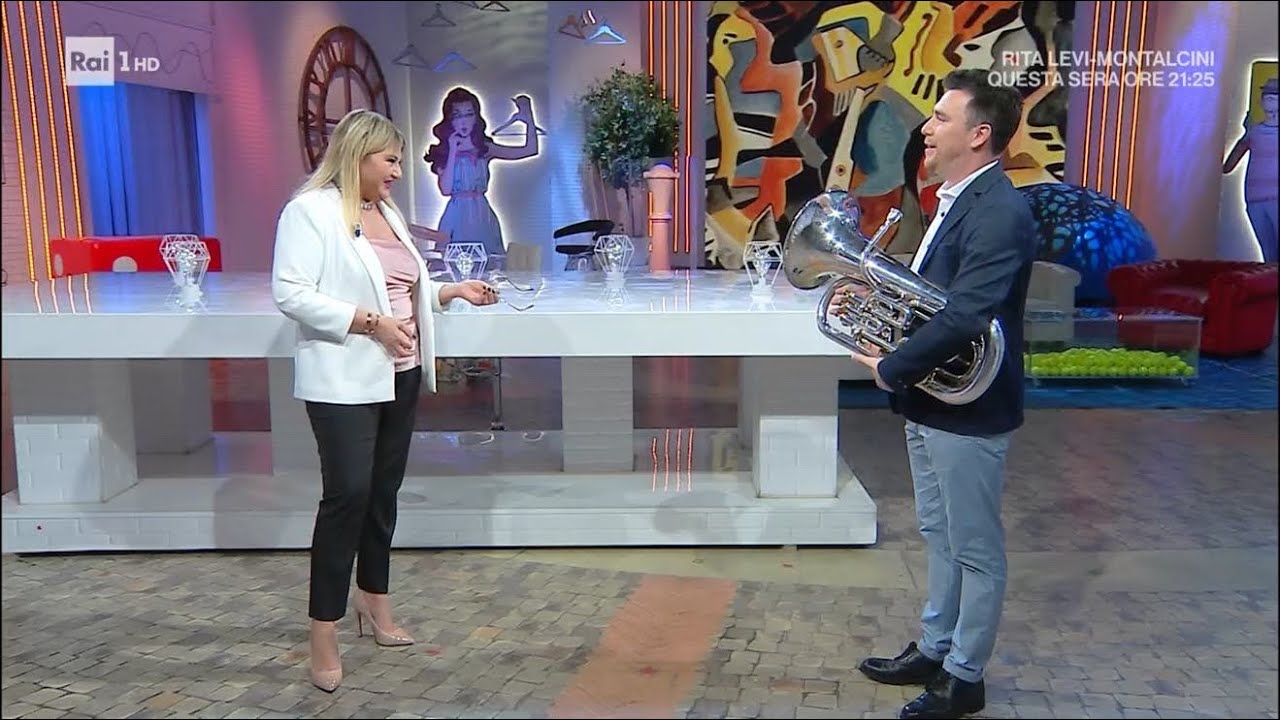 Uno Mattina in Famiglia - Monica Setta presenta Giacomo Marcocig