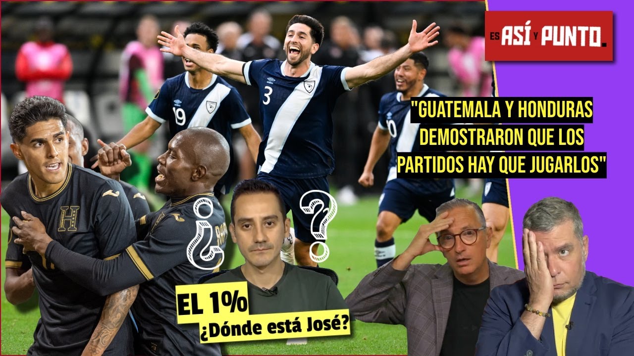 GUATEMALA y HONDURAS dan la CARA en la COPA ORO | Es Así y Punto
